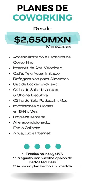 XXiO WEB ServiciosPrecios PlanesCoworking